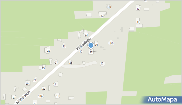 Skarżysko-Kamienna, Kilińskiego Jana, płk., 32, mapa Skarżysko-Kamienna