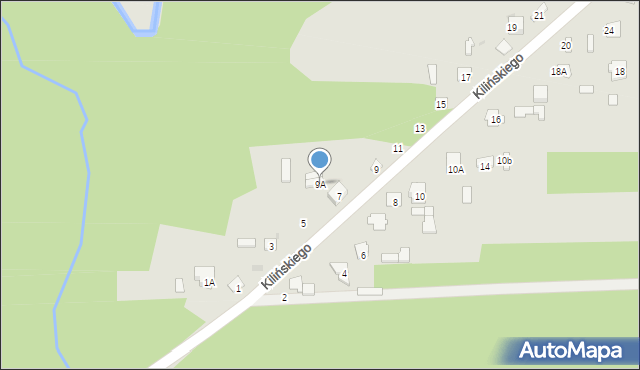 Skarżysko-Kamienna, Kilińskiego Jana, płk., 9A, mapa Skarżysko-Kamienna