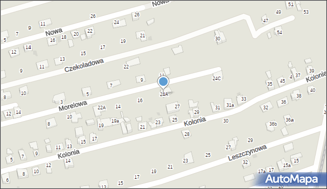 Skoczów, Kiczycka, 24A, mapa Skoczów
