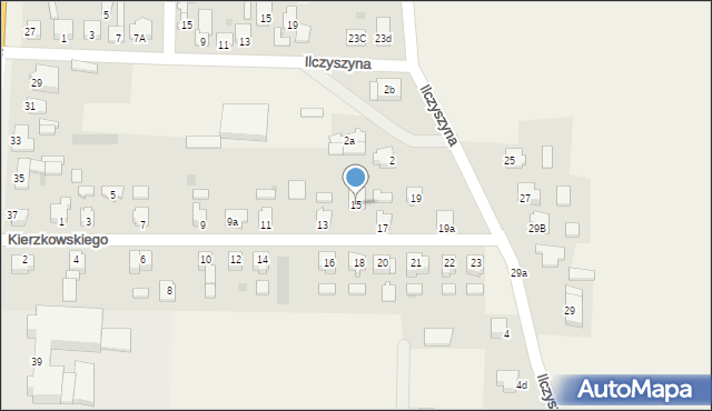 Skulsk, Kierzkowskiego Michała, 15, mapa Skulsk