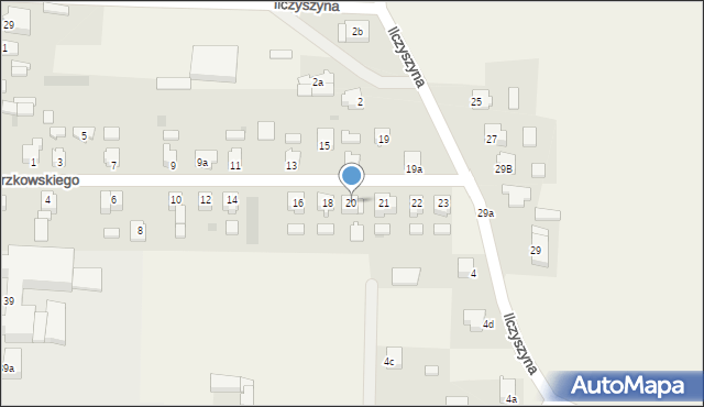 Skulsk, Kierzkowskiego Michała, 20, mapa Skulsk