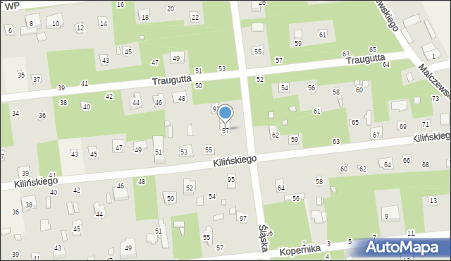 Sokolniki-Las, Kilińskiego Jana, płk., 57, mapa Sokolniki-Las