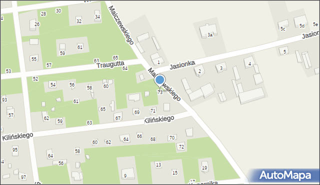 Sokolniki-Las, Kilińskiego Jana, płk., 73, mapa Sokolniki-Las
