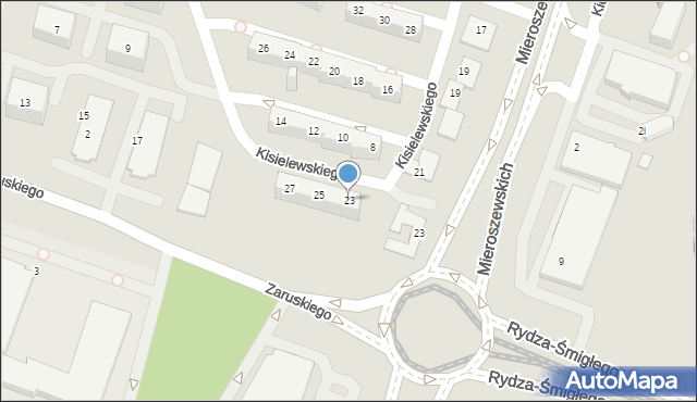 Sosnowiec, Kisielewskiego-Kisiela Stefana, 23, mapa Sosnowca