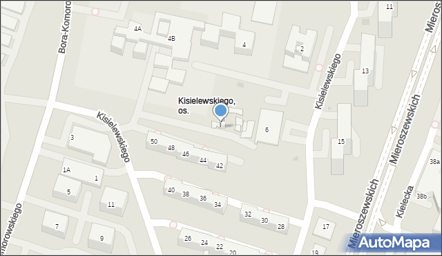 Sosnowiec, Kisielewskiego Stefana, 6h, mapa Sosnowca