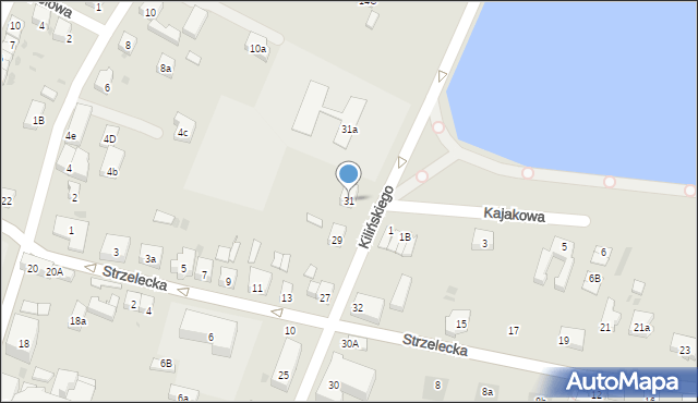 Środa Śląska, Kilińskiego Jana, płk., 31, mapa Środa Śląska