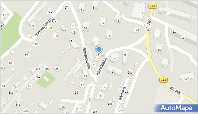 Starachowice, Kilińskiego Jana, płk., 21d, mapa Starachowic