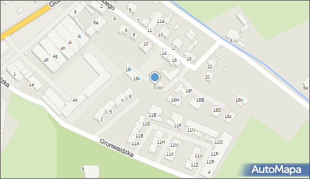 Stargard, Kilińskiego Jana, płk., 18j, mapa Stargard