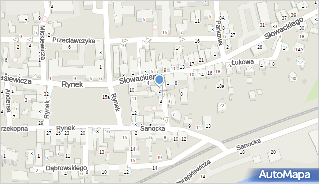 Strzyżów, Kilińskiego Jana, płk., 2, mapa Strzyżów