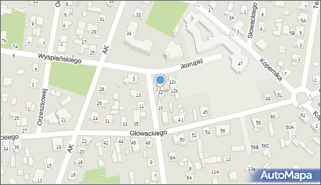 Sulejówek, Kilińskiego Jana, płk., 12, mapa Sulejówek