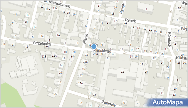 Swarzędz, Kilińskiego Jana, płk., 2, mapa Swarzędz