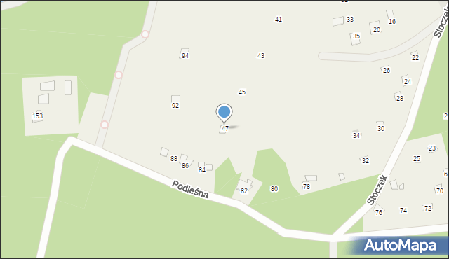 Szumin, Kieszek, 47, mapa Szumin