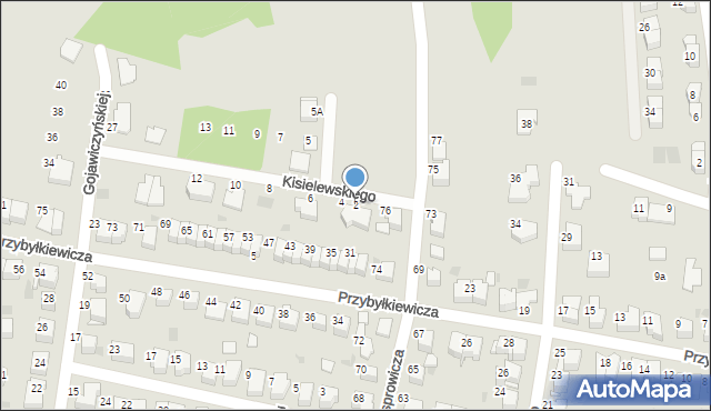 Tarnów, Kisielewskiego-Kisiela Stefana, 2, mapa Tarnów