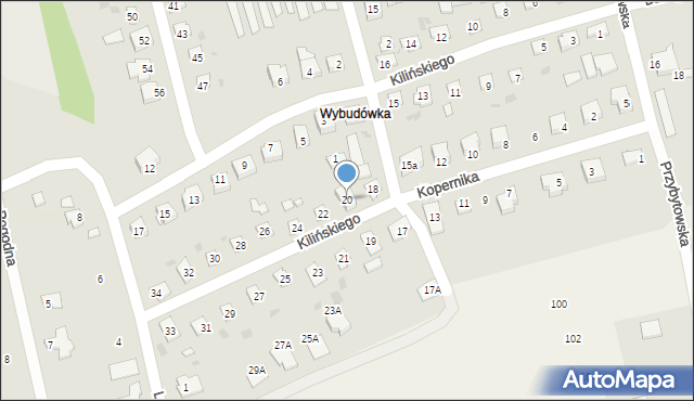 Tolkmicko, Kilińskiego Jana, płk., 20, mapa Tolkmicko