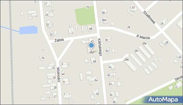 Trzebiatów, Kilińskiego Jana, płk., 66a, mapa Trzebiatów