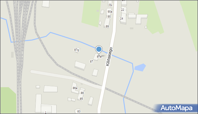 Trzebiatów, Kilińskiego Jana, płk., 87a, mapa Trzebiatów