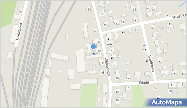 Trzebiatów, Kilińskiego Jana, płk., 95a, mapa Trzebiatów