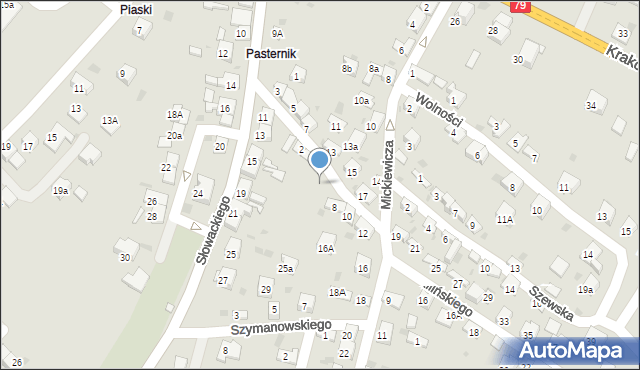 Trzebinia, Kilińskiego Jana, płk., 6, mapa Trzebinia