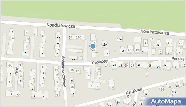 Warszawa, Kingi, 4, mapa Warszawy