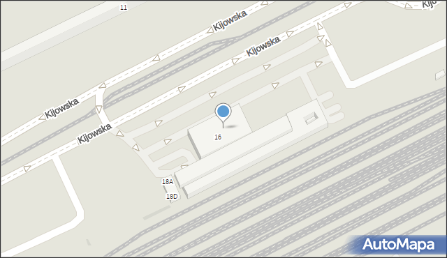 Warszawa, Kijowska, 20, mapa Warszawy