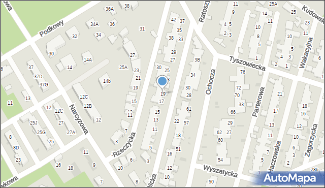 Warszawa, Kisielicka, 19, mapa Warszawy