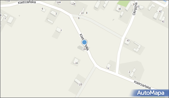 Wojnowice, Kietrzańska, 1a, mapa Wojnowice