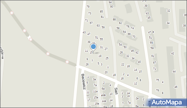 Wrocław, Kilara Wojciecha, 17, mapa Wrocławia