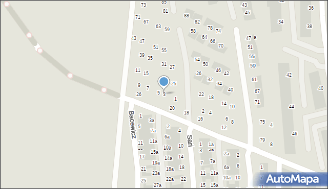 Wrocław, Kilara Wojciecha, 3, mapa Wrocławia