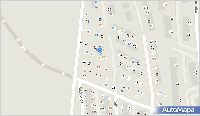 Wrocław, Kilara Wojciecha, 31, mapa Wrocławia