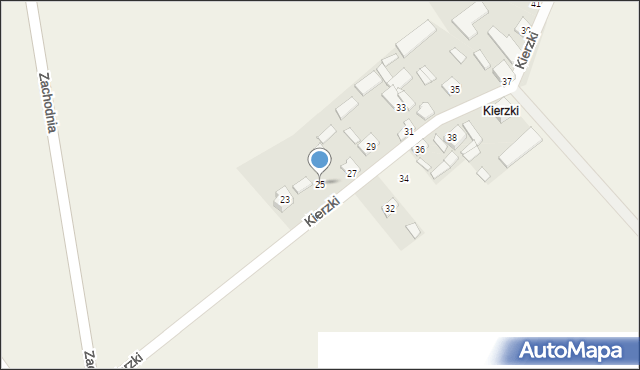 Wrzelowiec, Kierzki, 25, mapa Wrzelowiec