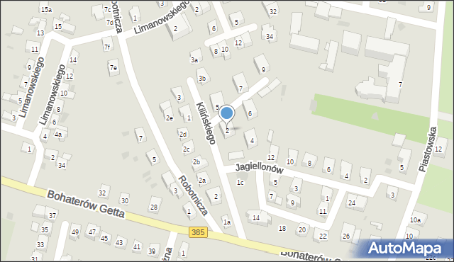 Ząbkowice Śląskie, Kilińskiego Jana, płk., 2, mapa Ząbkowice Śląskie