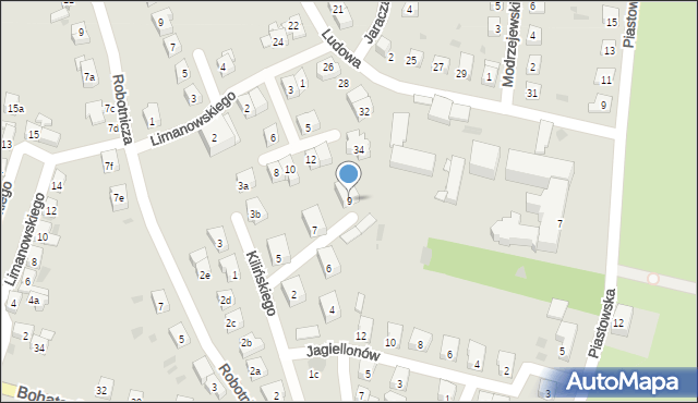 Ząbkowice Śląskie, Kilińskiego Jana, płk., 9, mapa Ząbkowice Śląskie