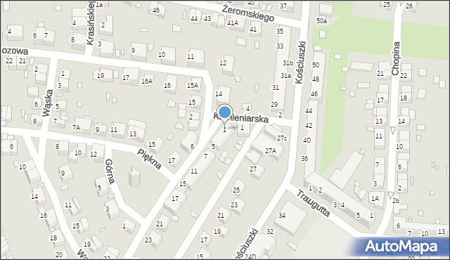 Zgorzelec, Kilińskiego Jana, płk., 1, mapa Zgorzelec