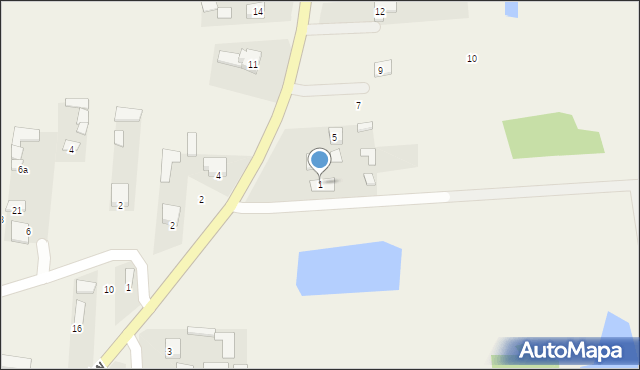 Aleksandrów, Klonowa, 1, mapa Aleksandrów