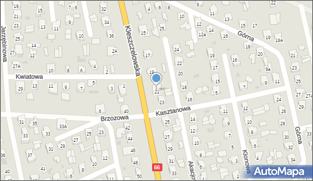 Bielsk Podlaski, Kleszczelowska, 21, mapa Bielsk Podlaski