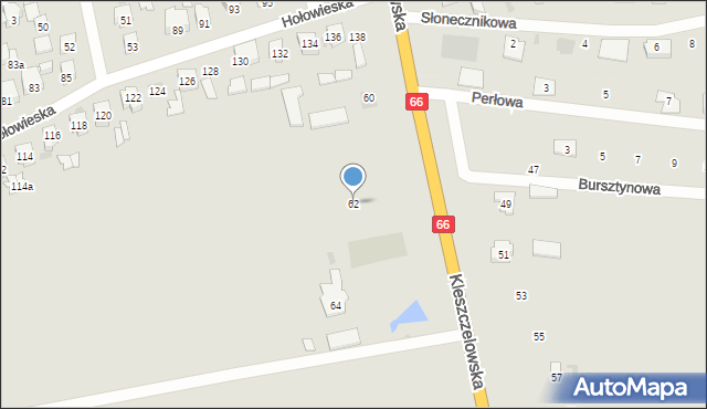 Bielsk Podlaski, Kleszczelowska, 62, mapa Bielsk Podlaski