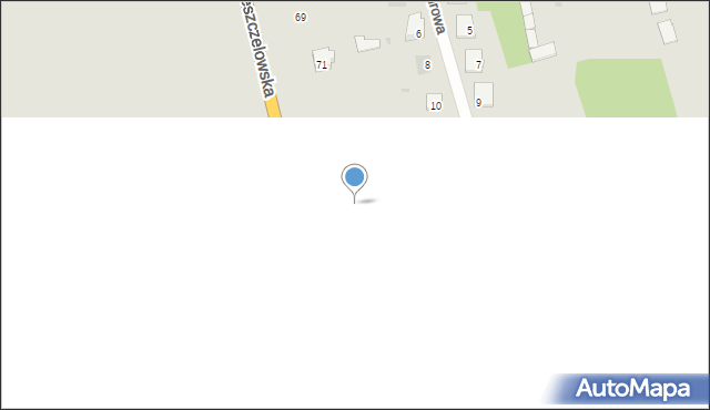 Bielsk Podlaski, Kleszczelowska, 75a, mapa Bielsk Podlaski