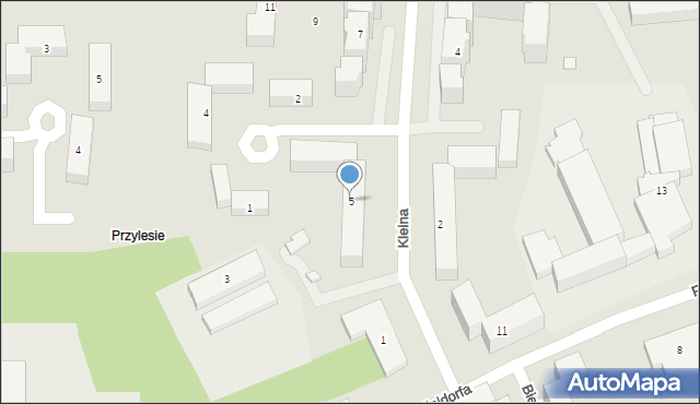 Bydgoszcz, Kleina Jana, 5, mapa Bydgoszczy