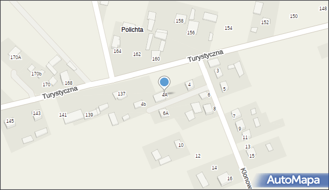 Chełmce, Klonowa, 4A, mapa Chełmce