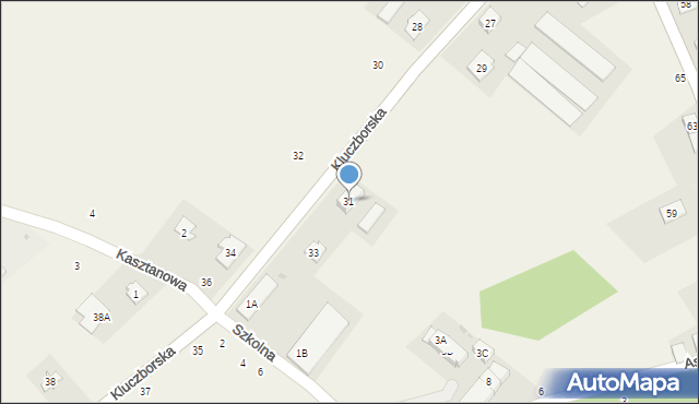 Dąbrowa, Kluczborska, 31, mapa Dąbrowa