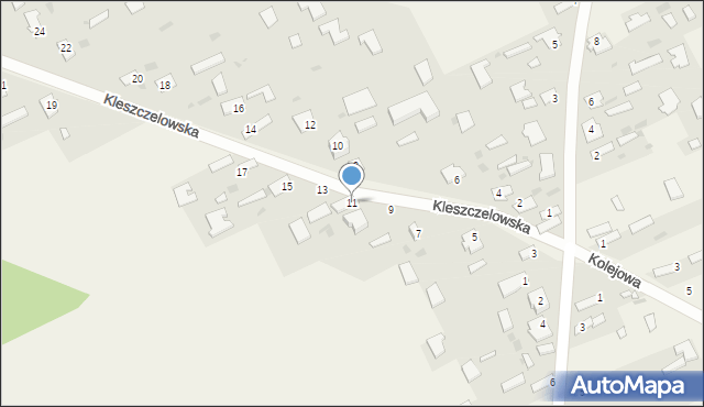 Dobrowoda, Kleszczelowska, 11, mapa Dobrowoda
