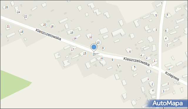 Dobrowoda, Kleszczelowska, 13, mapa Dobrowoda