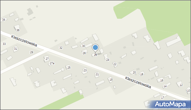 Dobrowoda, Kleszczelowska, 26, mapa Dobrowoda
