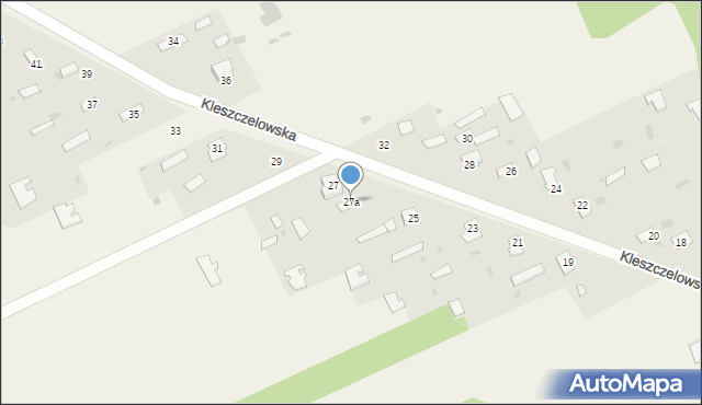 Dobrowoda, Kleszczelowska, 27a, mapa Dobrowoda