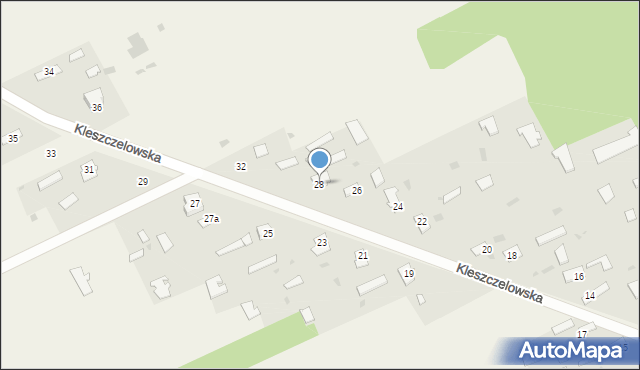Dobrowoda, Kleszczelowska, 28, mapa Dobrowoda