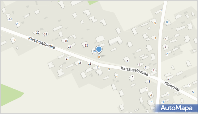 Dobrowoda, Kleszczelowska, 8, mapa Dobrowoda