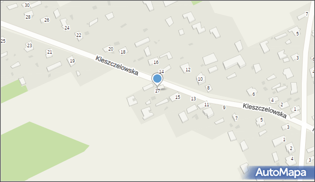 Dobrowoda, Kleszczelowska, 17, mapa Dobrowoda