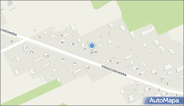 Dobrowoda, Kleszczelowska, 22, mapa Dobrowoda