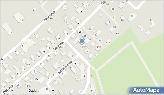 Elbląg, Klonowa, 3, mapa Elbląga