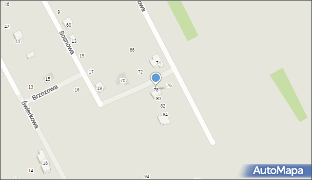 Garwolin, Klonowa, 78, mapa Garwolin